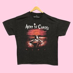 Alice In Chains Dirt Est 1987 Rock Band Mineral Wash Tee 2X
